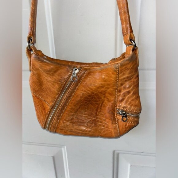 Marc Jacobs brown leather zippered crossbody bag - Picture 2 of 3